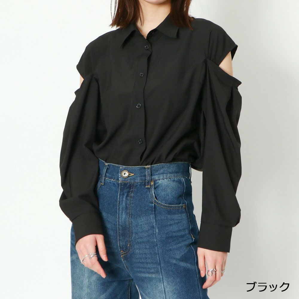山内流　女性用肩甲骨シャツ（新品2、中古2） 肩開き無地シャツ | GORGE