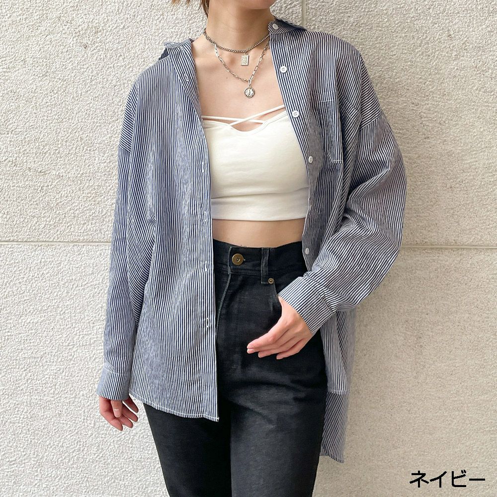 新色登場】ストライプシアーシャツ | GORGE