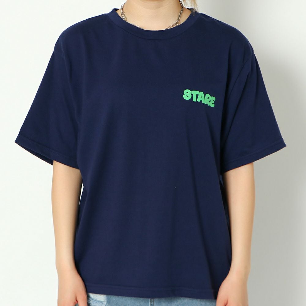 アメコミDOG×サガラ刺繍》レディース 半袖 Tシャツ キャラクター