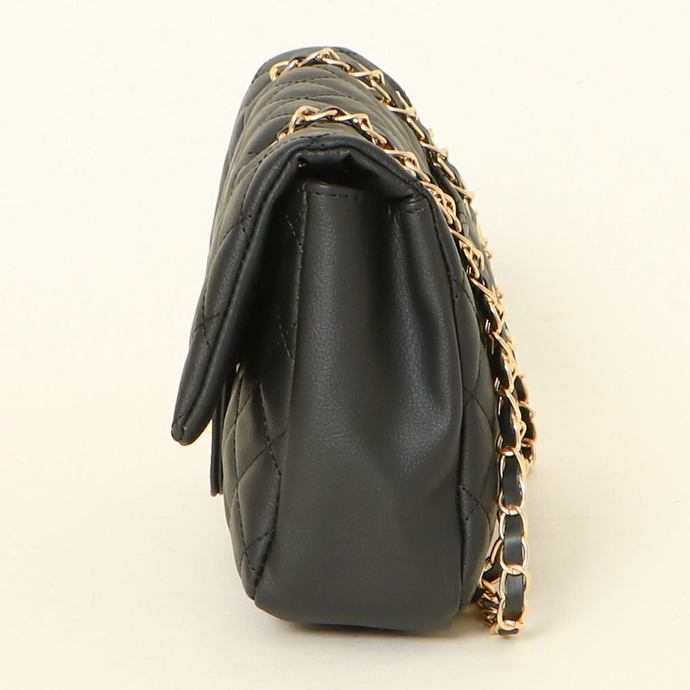 キルティング×チェーン》ルルナ2WAYショルダーBAG レディース 斜め掛け