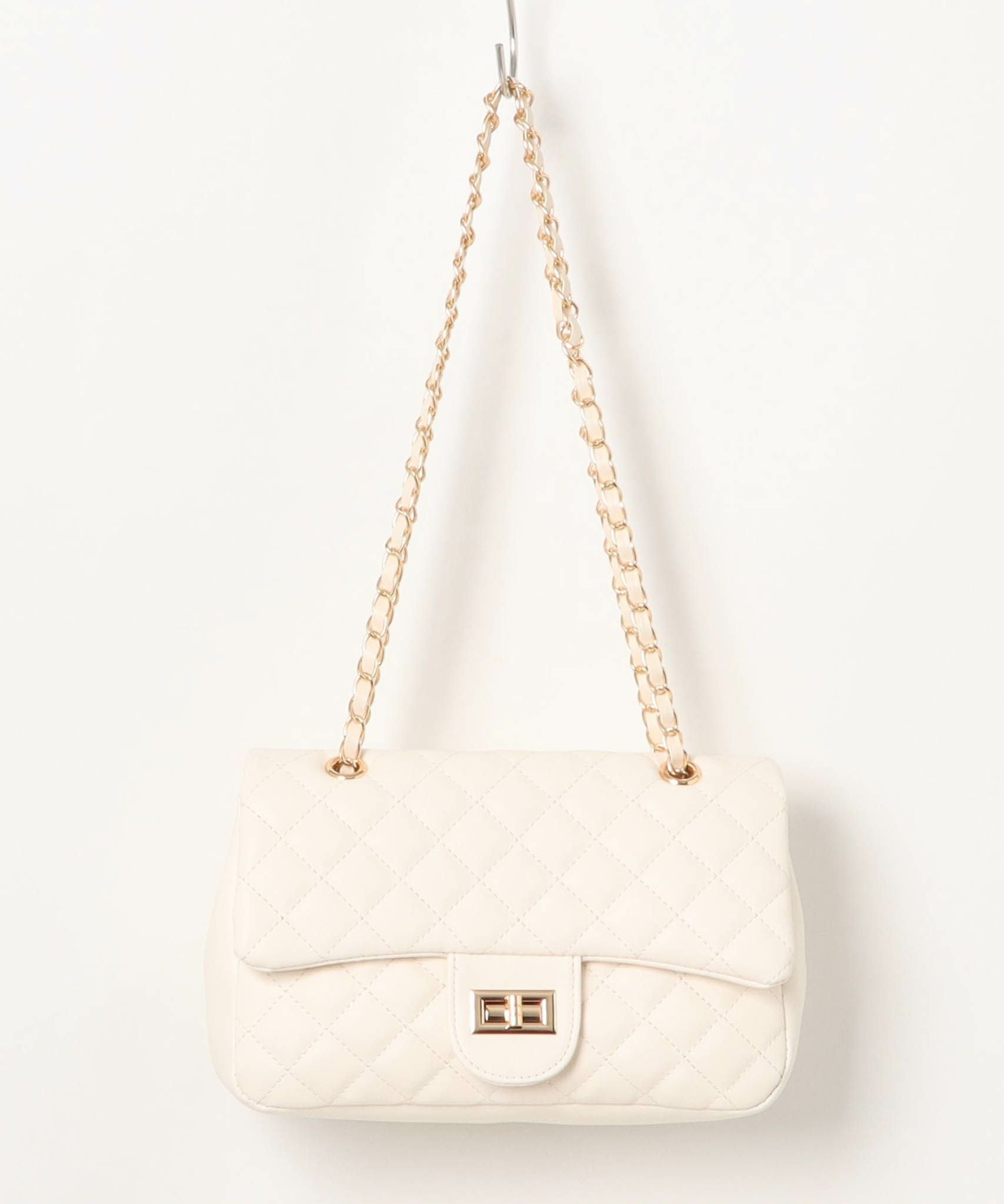 キルティング×チェーン》ルルナ2WAYショルダーBAG レディース 斜め掛け