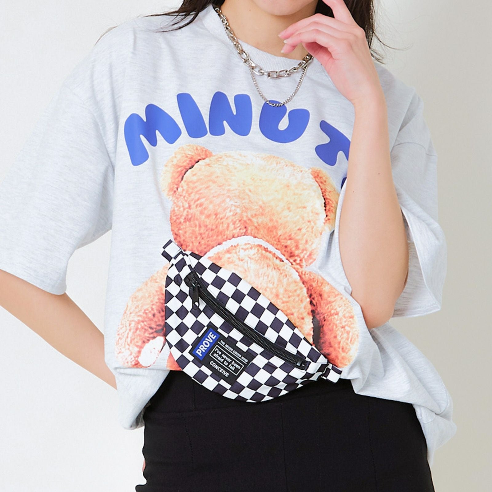 くまさん　レディース　BLK M b-7442.jpg
