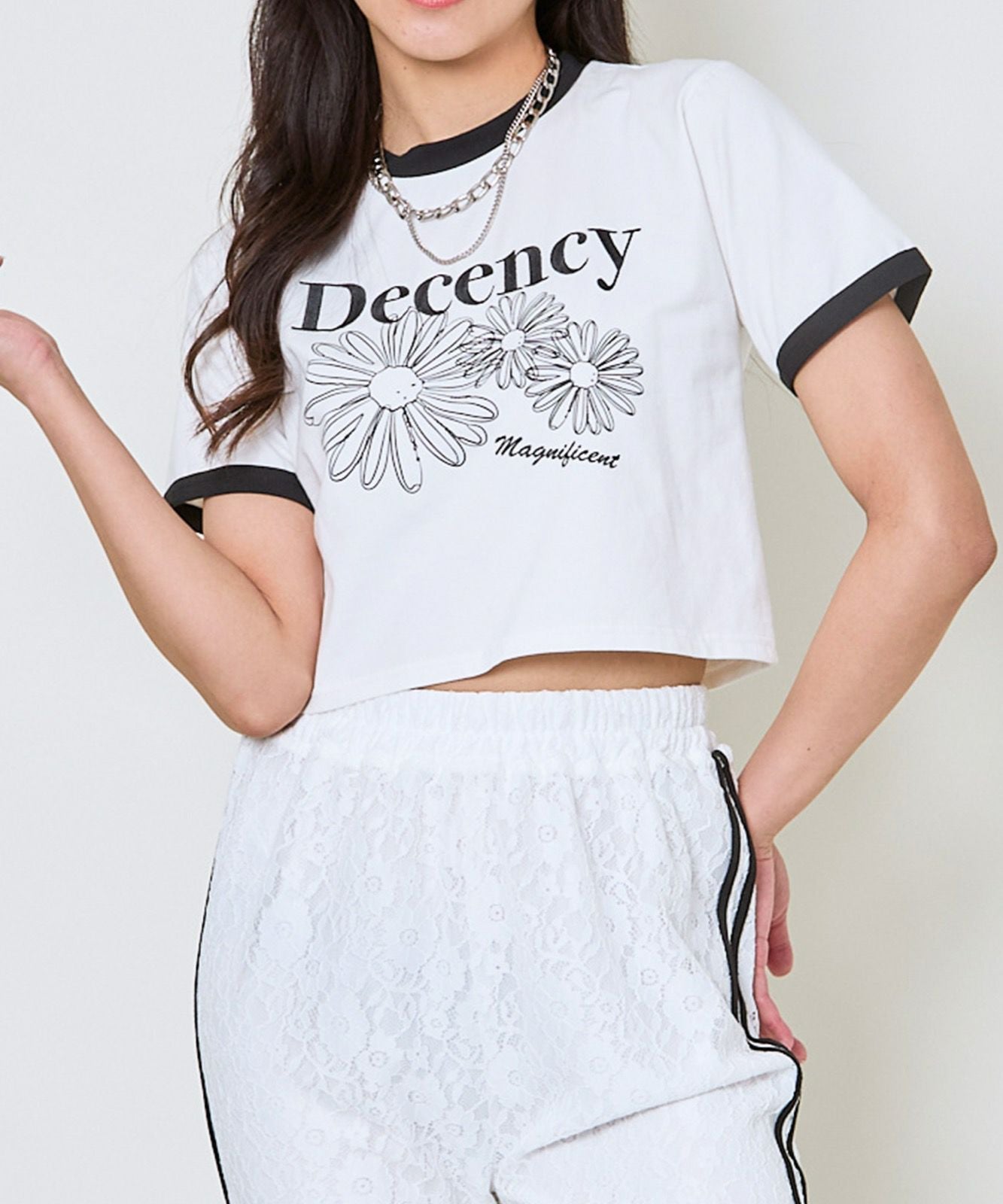 配色フラワータンタケTシャツ | GORGE