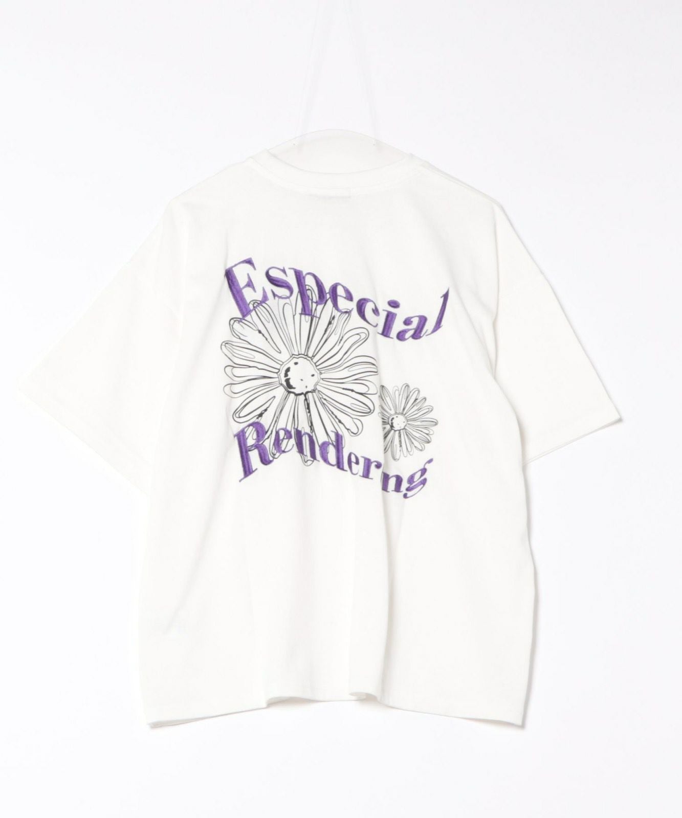 刺しゅうロゴ花プリントTシャツ | GORGE