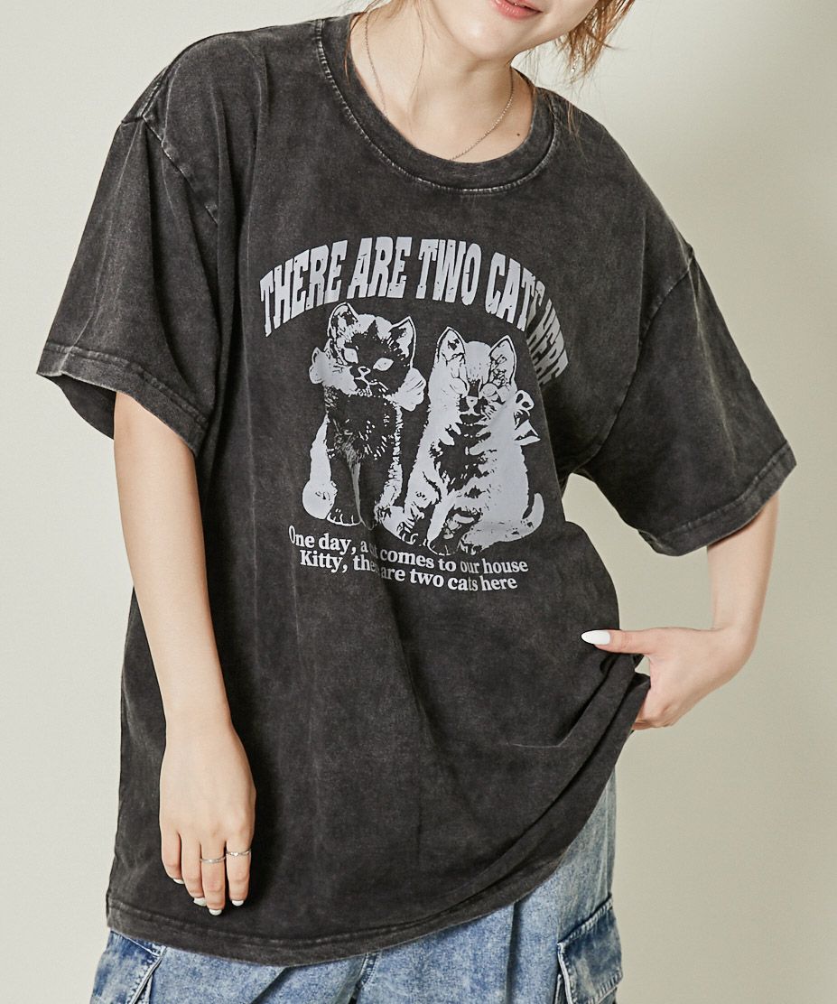 ピグメント加工×ルーズ感》ヴィンテージ風Tシャツ | GORGE
