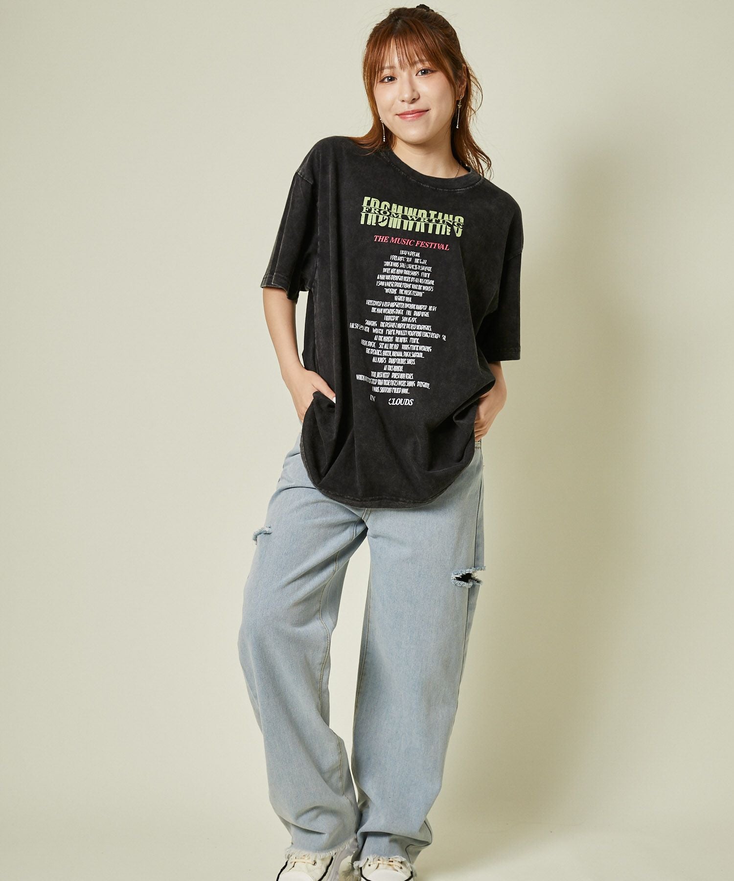 ピグメント加工×ルーズ感》ヴィンテージ風Tシャツ | GORGE