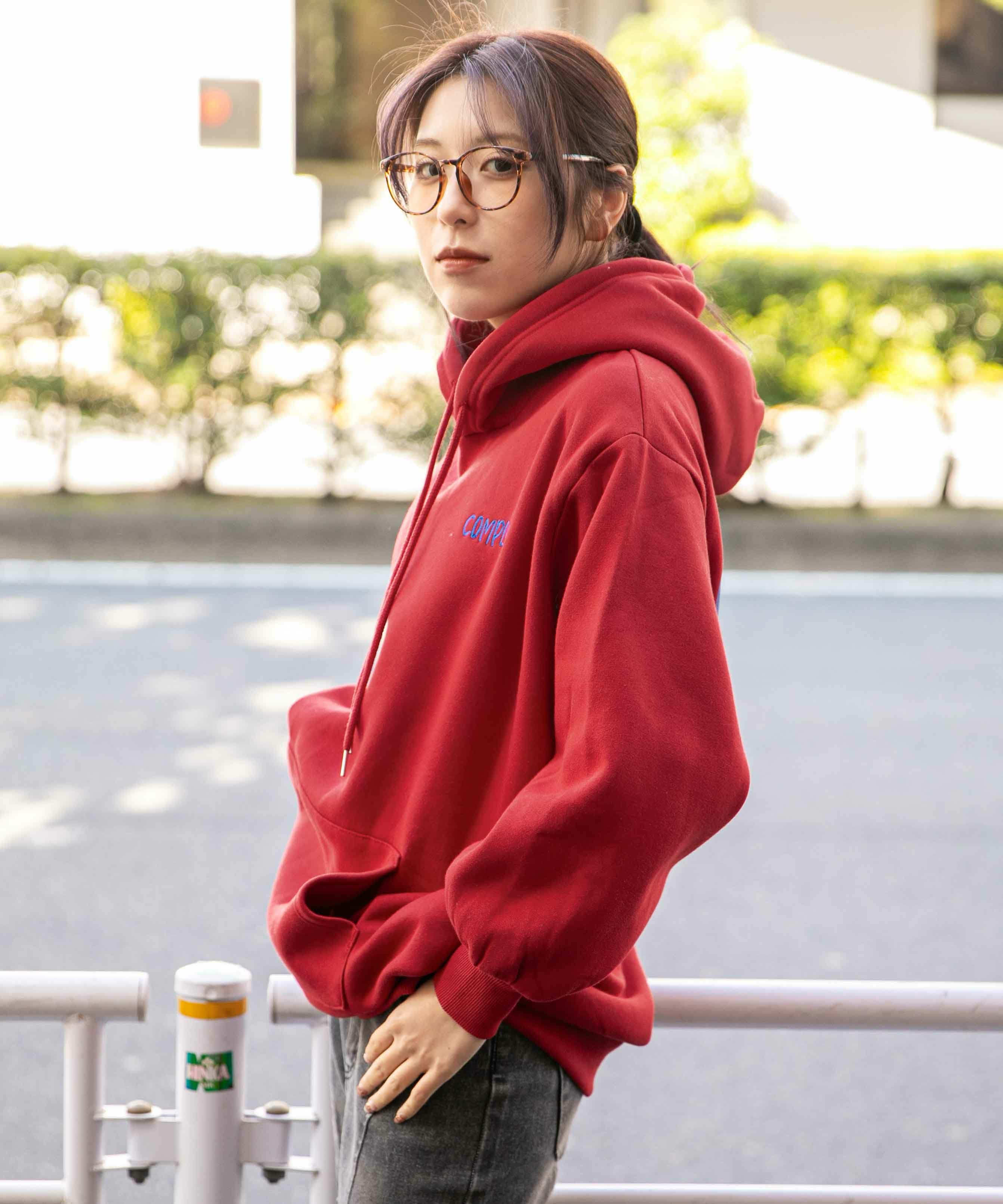 バックラビット×ロゴ刺繍》レディース 裏起毛 プルパーカー スウェット