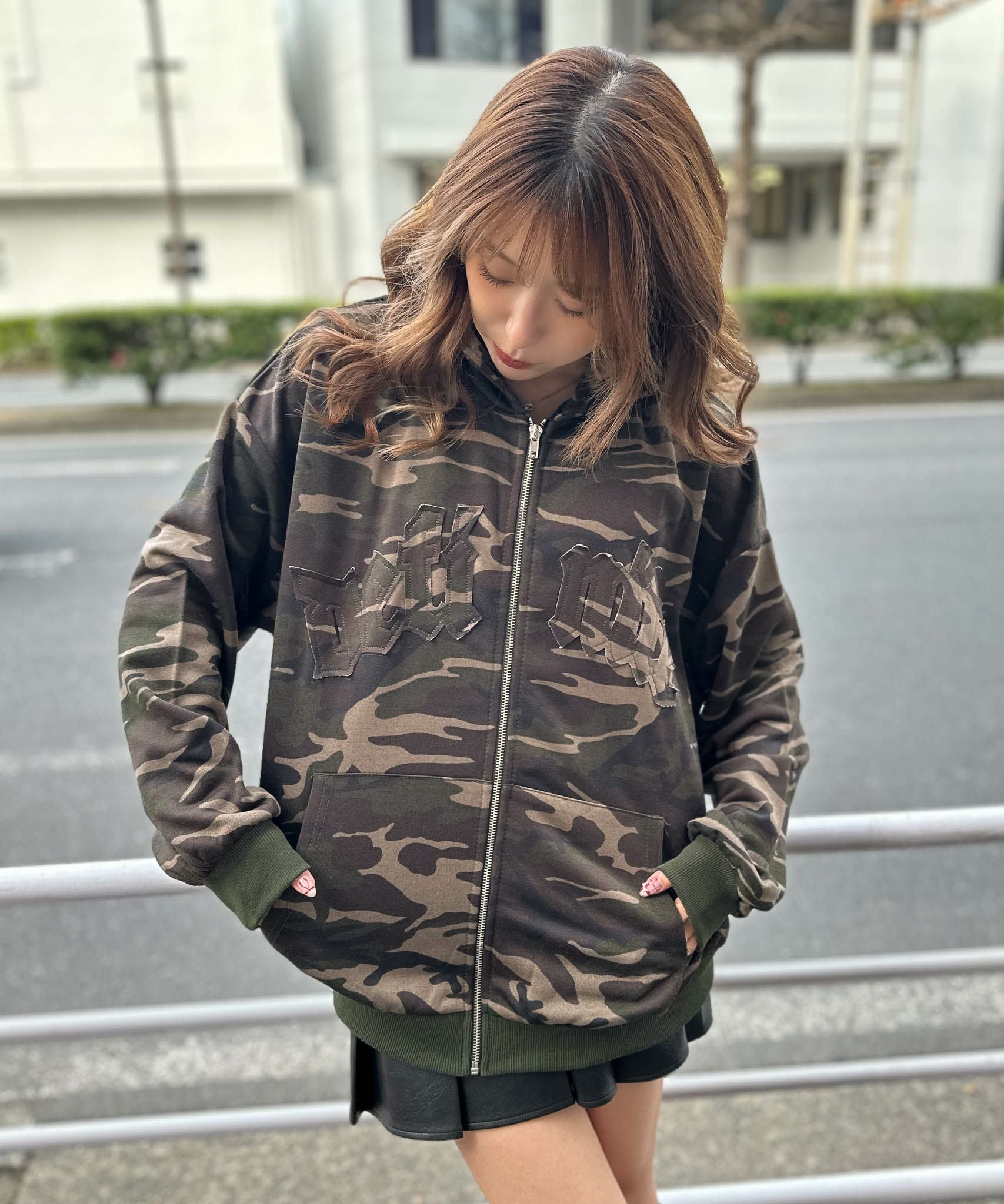 裏毛素材×ファーフード取外し可》ヴィンテージ風ZIPパーカー/秋冬 裏毛素材×ファーフード取外し可》ヴィンテージ風ZIPパーカー/秋冬