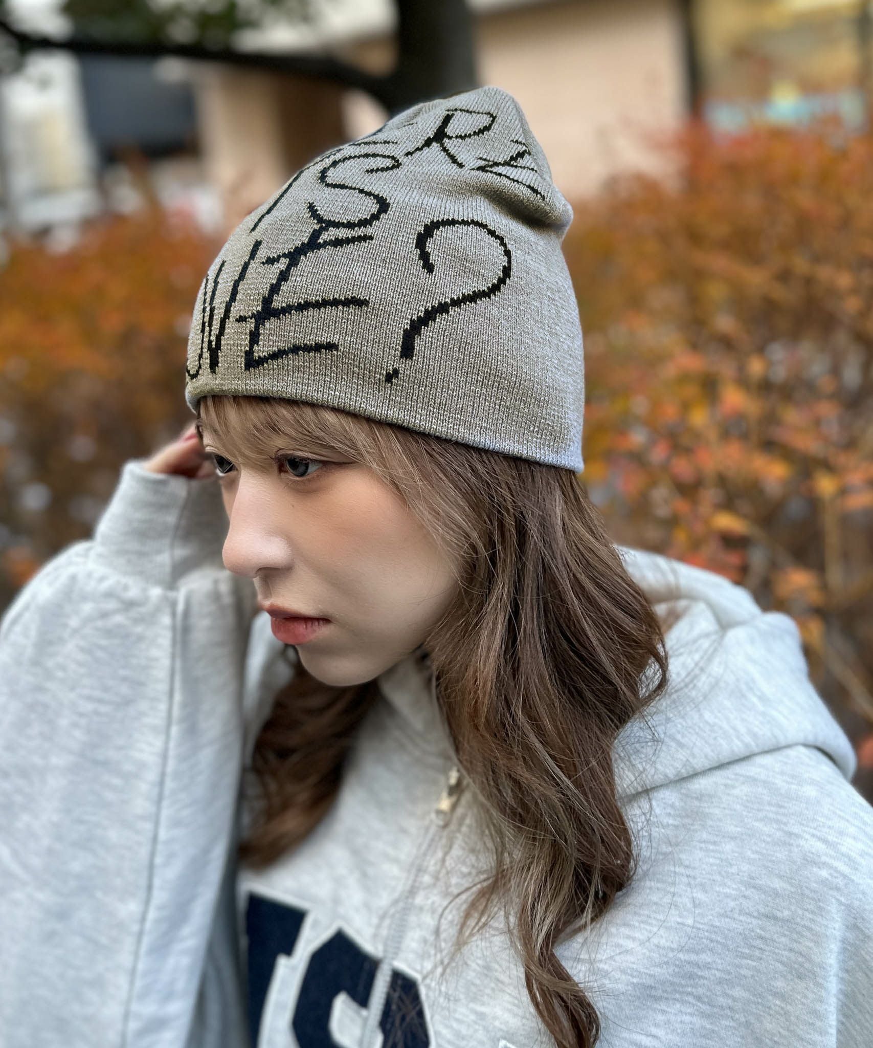 英字LOVEメッセージ×存在感デザイン》ニットビーニー帽／秋冬 | GORGE