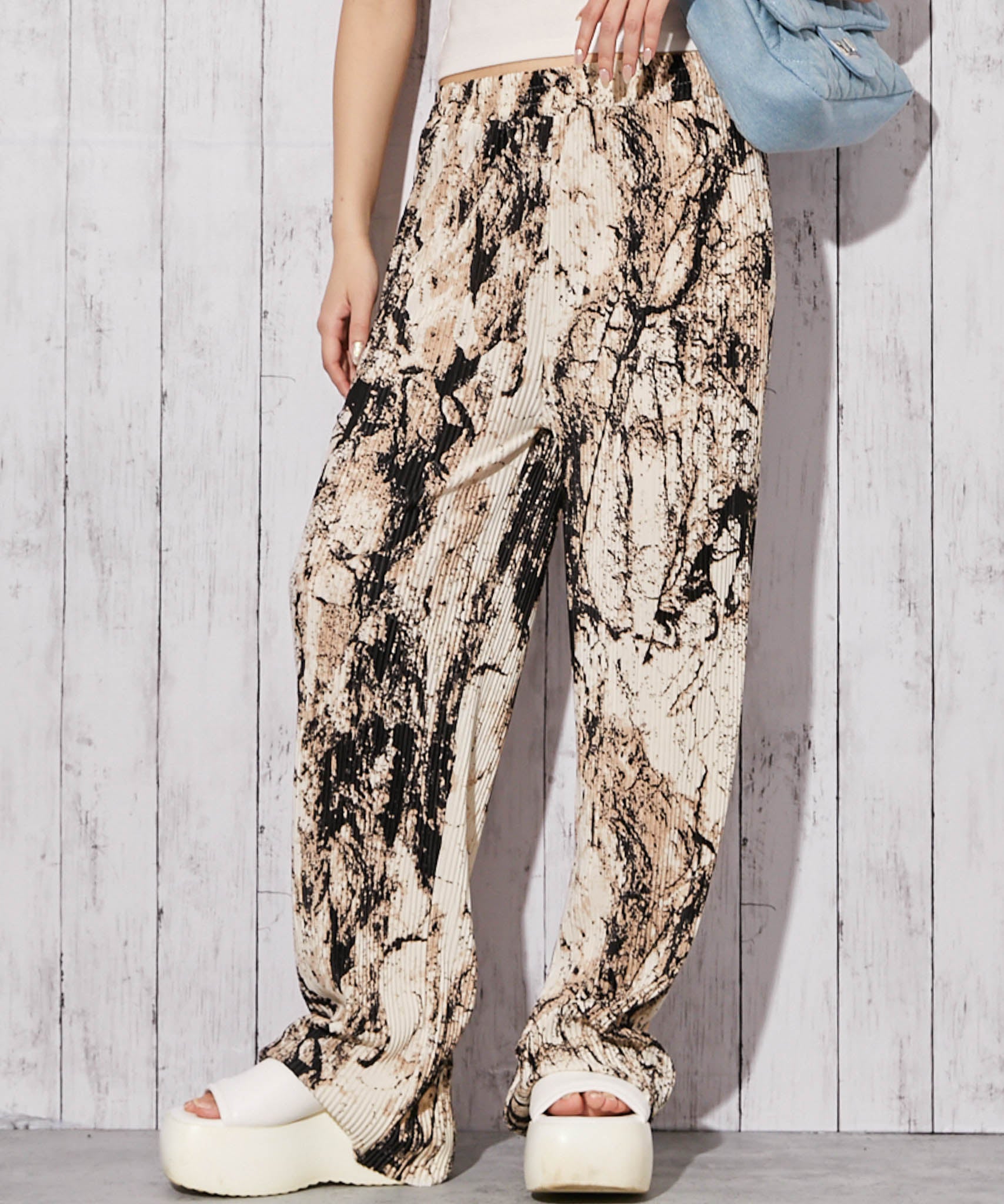 ETRO パンツ 46サイズ 黒と白とベージュ柄パターン 000000007232-01.jpg?size=l&w=