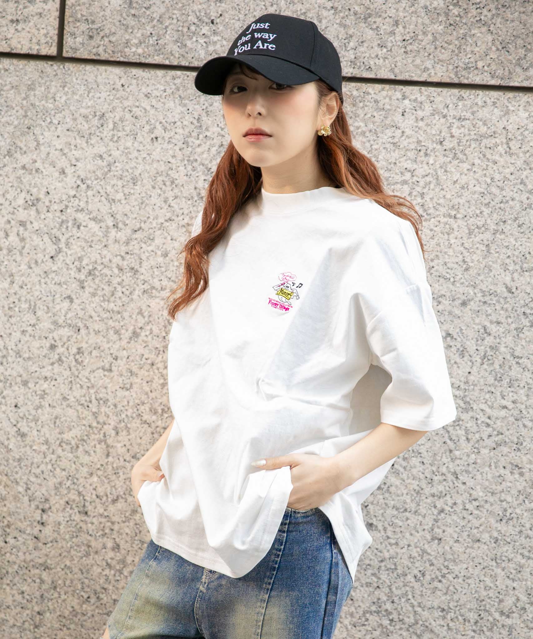 オバケ刺繍》Tシャツ／カジュアル×ストリート／春夏／全3色 | GORGE
