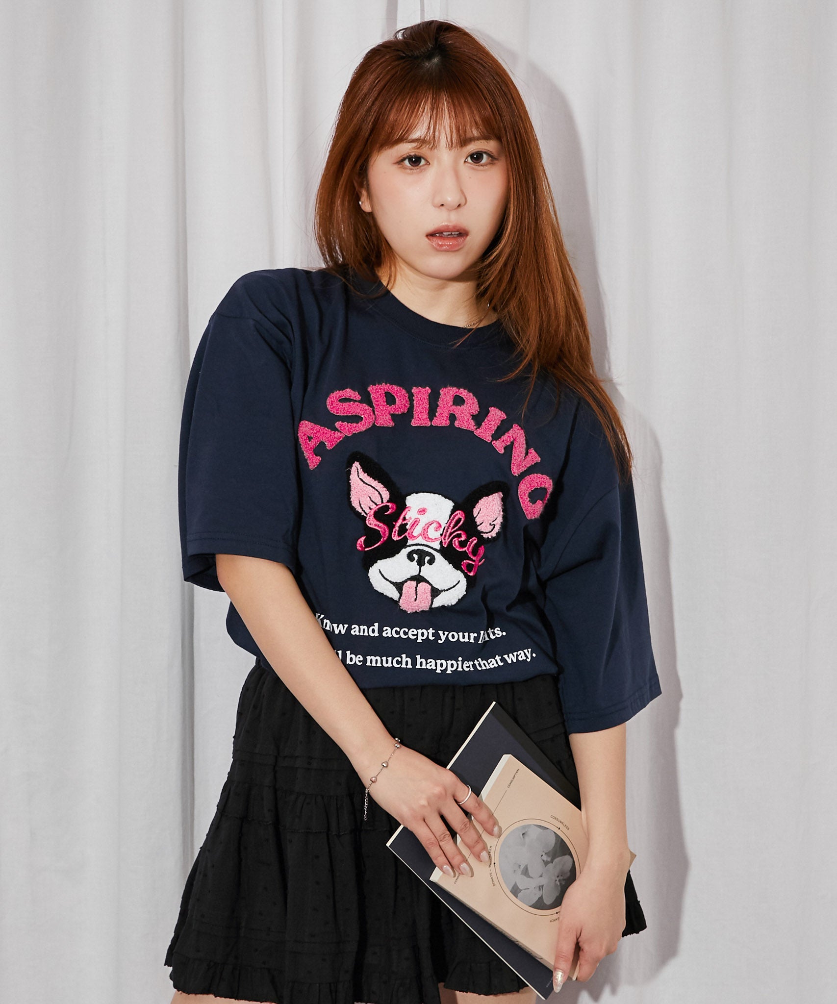 ドッグキャラクター×サガラロゴ》Tシャツ／ストリート／春夏秋／全4