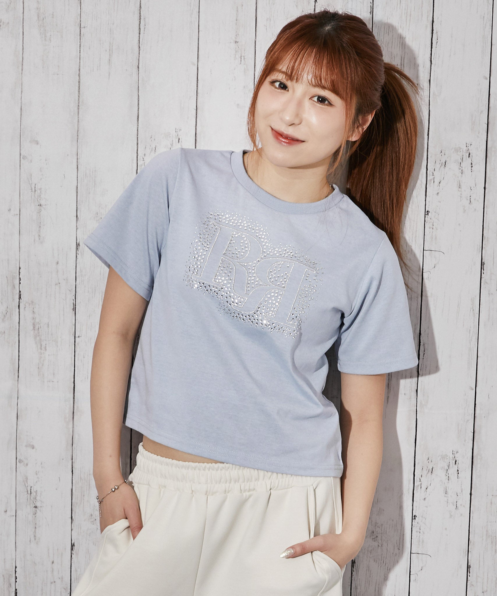 ラインストーンロゴ》Tシャツ／ストリート×Y2K／春夏／全3色 | GORGE