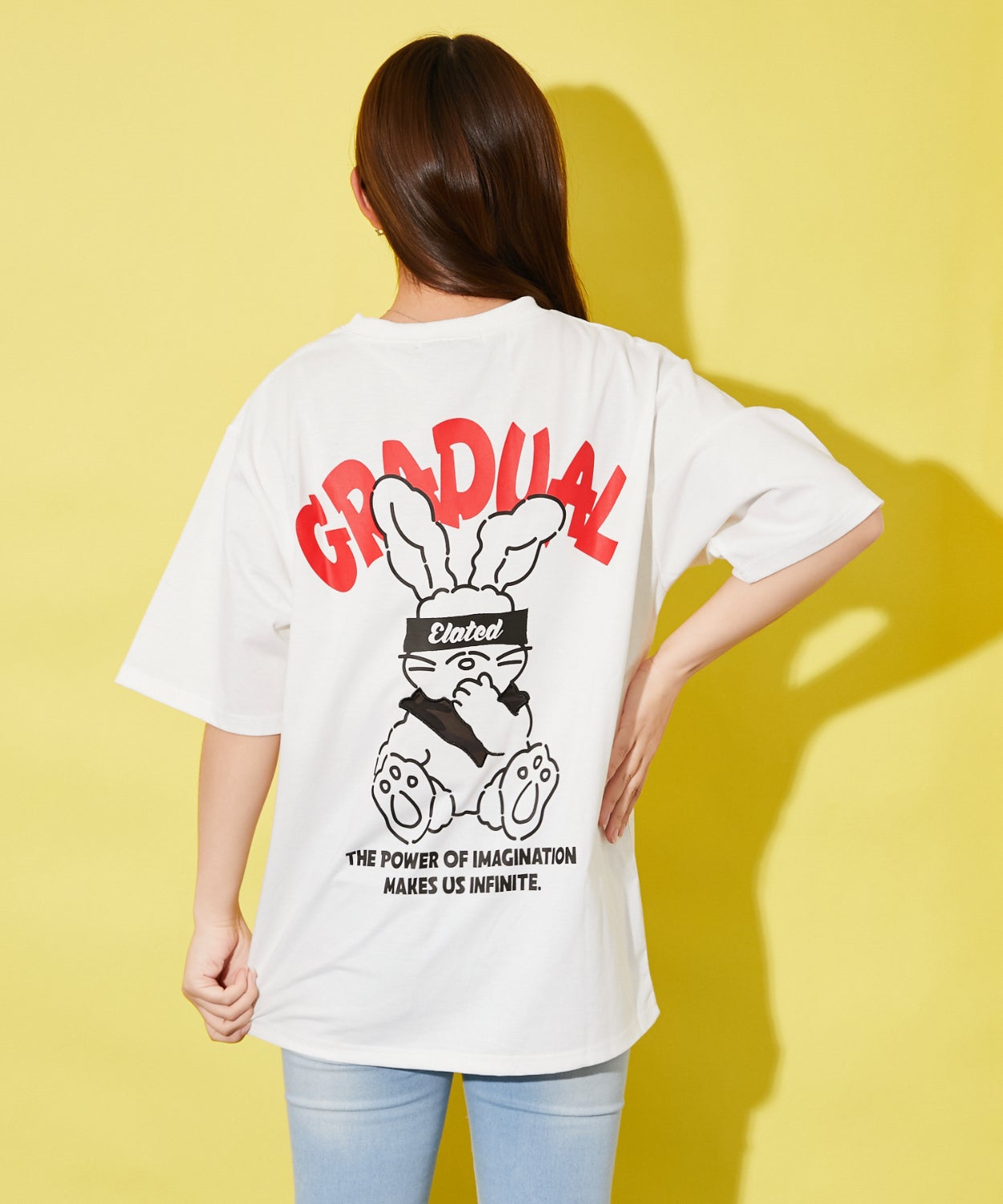 キャラバックプリント》BIGTシャツ／ストリート／春夏／全3色 | GORGE