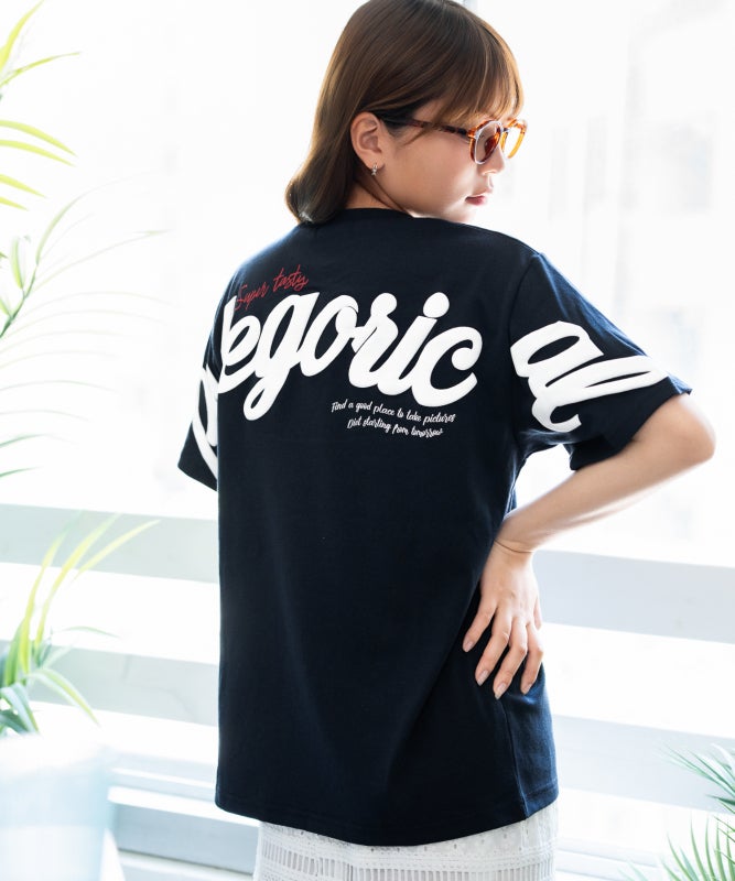 発泡バックロゴ×刺繍ロゴ》Tシャツ／ストリート／春夏／全3色 | GORGE