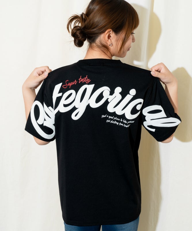 発泡バックロゴ×刺繍ロゴ》Tシャツ／ストリート／春夏／全3色 | GORGE