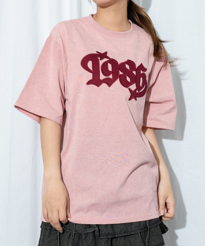 カレッジロゴワッペン》BIG Tシャツ／ストリート×Y2K／春夏／全