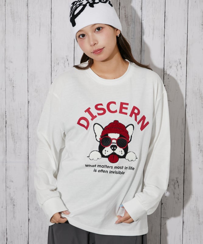 サガラ刺繍 アニマル長袖Tシャツ｜全4色 | GORGE